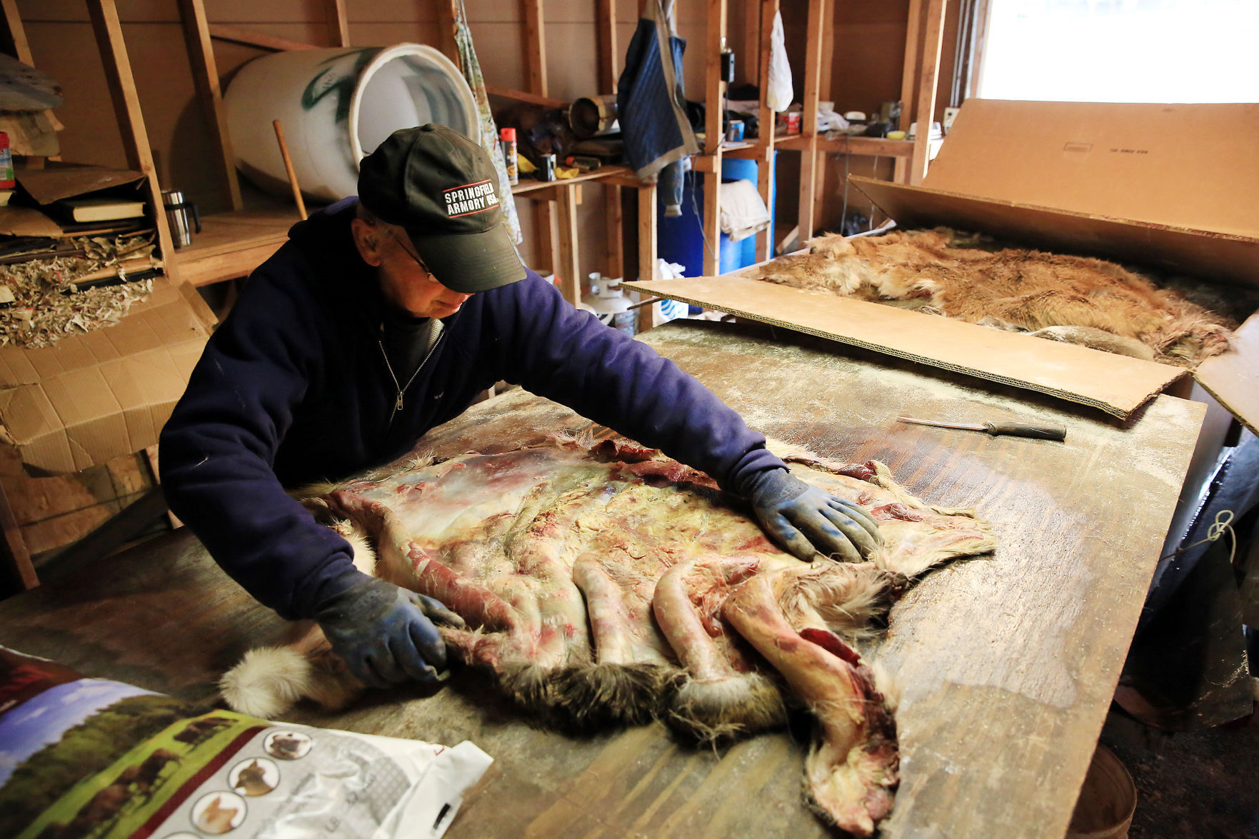 Deer hide donations